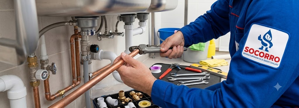 Profissional realizando Serviços de Hidráulica em Bombinhas